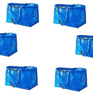 New IKEA Large Blue Tote - 5 Pack